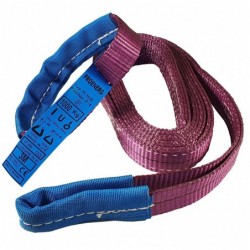 Chinga ridicare cu urechi 1T, 3m, violet, latime 30mm
