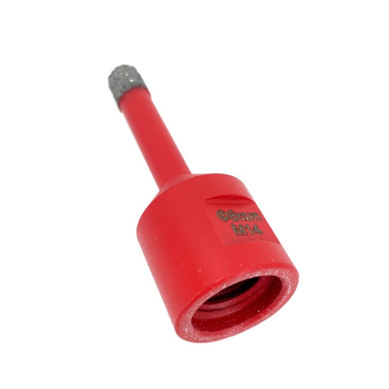 Carota diamantata pt. gresie portelanata & piatra - diam. 8mm -cu ceara- Profesional Standard - DXDY.REDrill.08 Carota diamantata pt. gresie portelanata & piatra - diam. 8mm -cu ceara- Profesional Standard - DXDY.REDrill.08