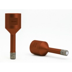 Carota diamantata pt. gresie portelanata & piatra - diam. 10mm -cu ceara- Profesional Standard - DXDY.REDrill.10