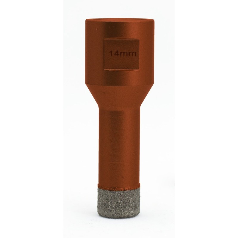 Carota diamantata pt. gresie portelanata & piatra - diam. 12mm -cu ceara- Profesional Standard - DXDY.REDrill.12