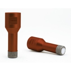 Carota diamantata pt. gresie portelanata & piatra - diam. 14mm -cu ceara- Profesional Standard - DXDY.REDrill.14