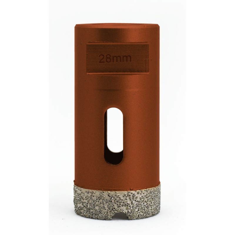 Carota diamantata pt. gresie portelanata & piatra - diam. 28mm - Profesional Standard - DXDY.REDrill.28