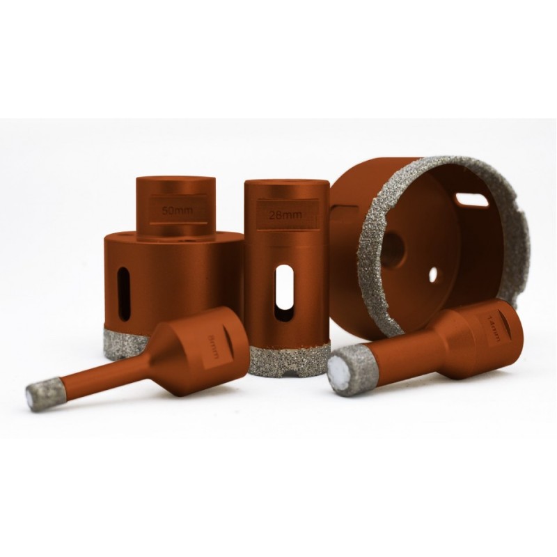 Carota diamantata pt. gresie portelanata & piatra - diam. 43mm - Profesional Standard - DXDY.REDrill.43