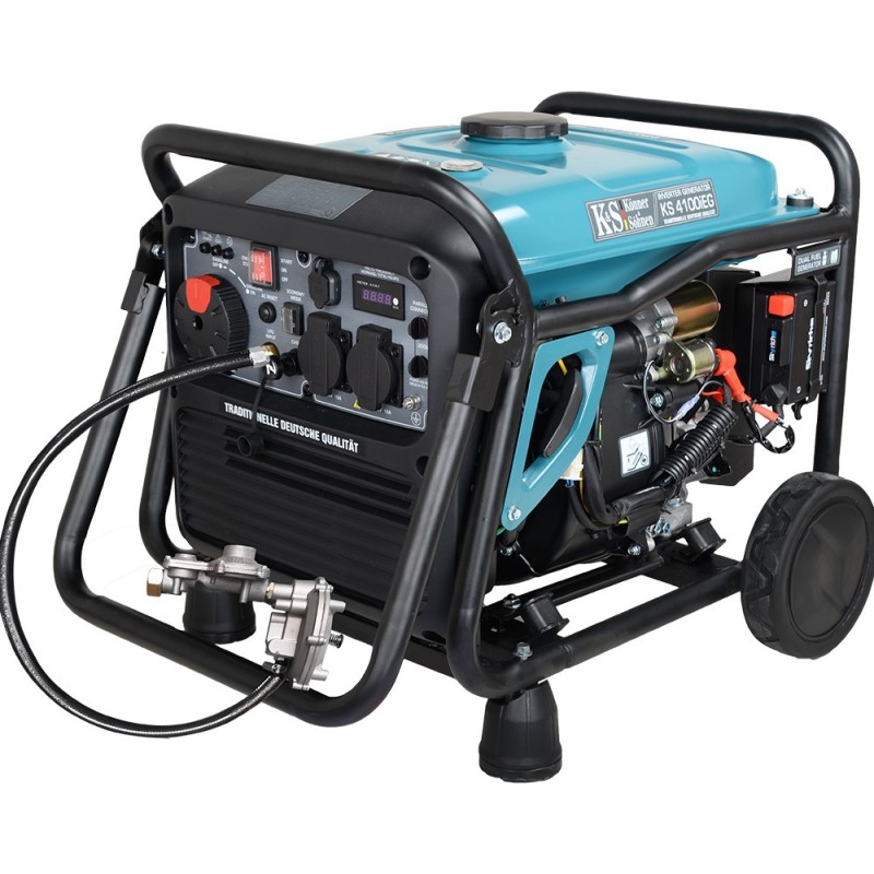 Generator de curent 4 kW inverter - HIBRID (GPL + Benzina) - Konner & Sohnen - KS-4100iEG