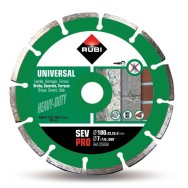 Disc diamantat pt. beton si caramida 180mm, SEV 180 Pro - RUBI-25938
