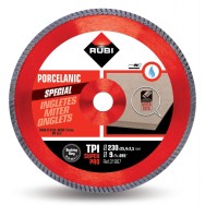 Disc diamantat pt. gresie portelanata, taieri oblice 230mm, TPI 230 SuperPro - RUBI-31967
