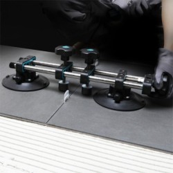 Sistem de fixare si ajustare cu 2 ventuze cu vacuum pt. placi ceramice - BIHUI-LFTSB6