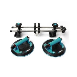 Sistem de fixare si ajustare cu 2 ventuze cu vaccum, Ø150mm (detasabile) pt. placi ceramice - BIHUI-LFTSA6