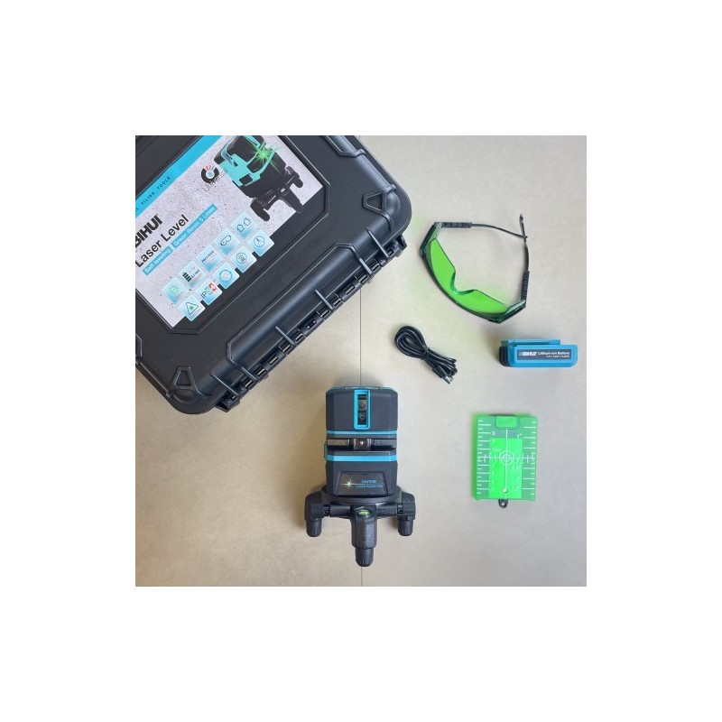 Nivela Laser Verde cu 5 linii - BIHUI-LLG05