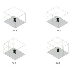 Nivela Laser Verde cu 5 linii - BIHUI-LLG05