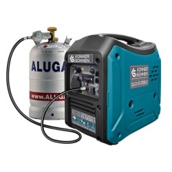 Generator de curent 2.0 kW inverter - HIBRID (GPL + benzina) - insonorizat - Konner & Sohnen - KS-2000iG-S