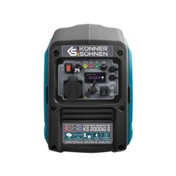 Generator de curent 2.0 kW inverter - HIBRID (GPL + benzina) - insonorizat - Konner & Sohnen - KS-2000iG-S