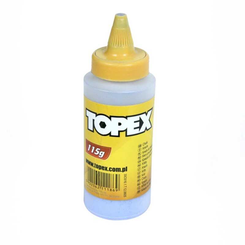 Topex Praf de creta 115g albastru