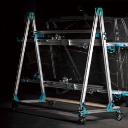 Carucior de transport pt. placi ceramice de dimensiuni mari, 320cm, 280kg - BIHUI-LFCART