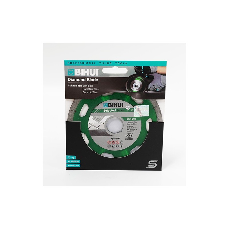 Disc Diamantat subtire pt. Portelan, Placi ceramice 125x22.2 (mm) Super Premium - BIHUI-DCDS125 Disc Diamantat subtire pt. Portelan, Placi ceramice 125x22.2 (mm) Super Premium - BIHUI-DCDS125