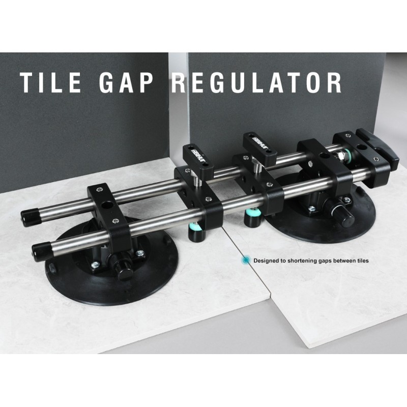 Sistem de pozitionare si imbinare cu 2 ventuze cu vacuum, Ø150mm pt. placi ceramice mari - BIHUI-LFTSR2