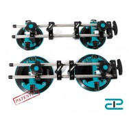 Sistem de fixare si ajustare cu 2 ventuze cu vaccum, Ø200mm (detasabile) pt. placi ceramice - BIHUI-LFTSA8