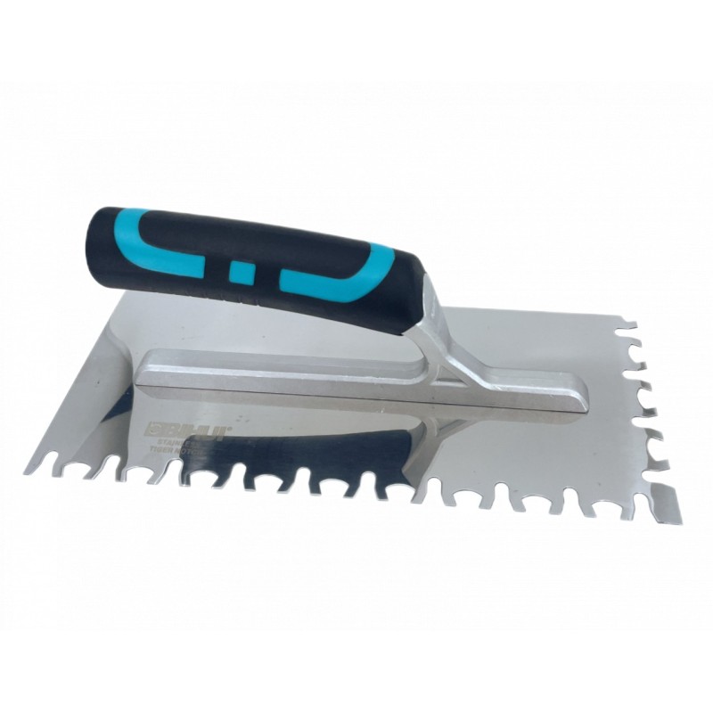 Gletiera dintata INOX 280 x 120mm, Tiger - BIHUI-PTSBTG