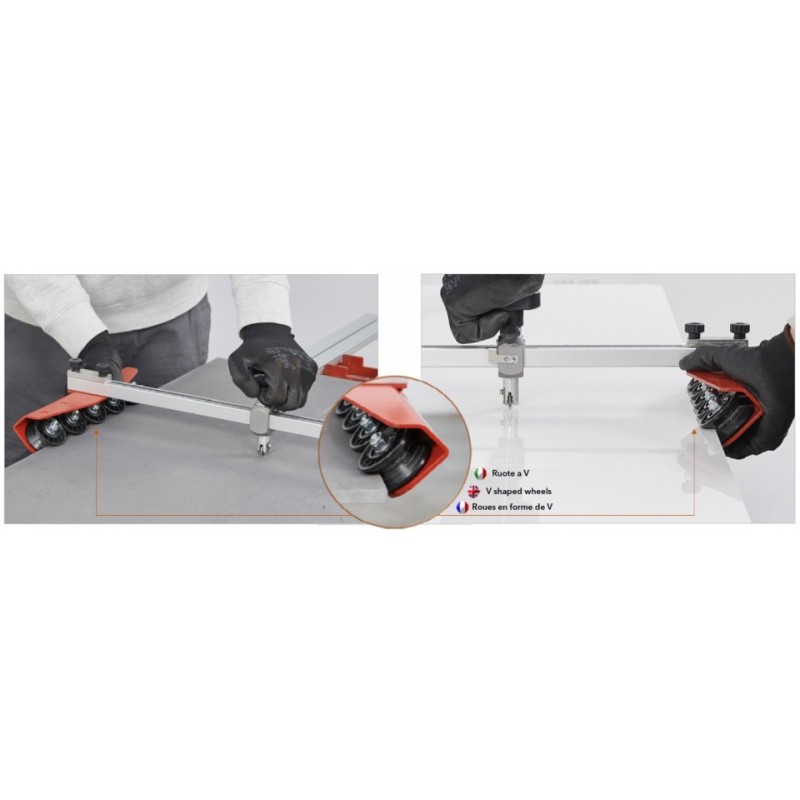 Dispozitiv de marcare si taiere placi de format mare T-cut - Raimondi-433TCRAI