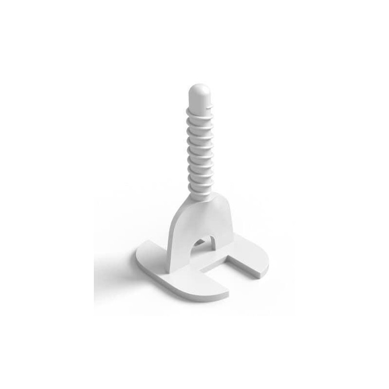 Distantiere autonivelare TWIST pt. gresie, faianta si placi - Rost de 1 mm - 100 buc - XLEV-TWC1100