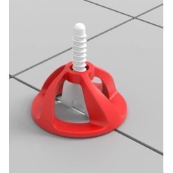 Distantiere autonivelare TWIST pt. gresie, faianta si placi - Rost de 1 mm - 100 buc - XLEV-TWC1100