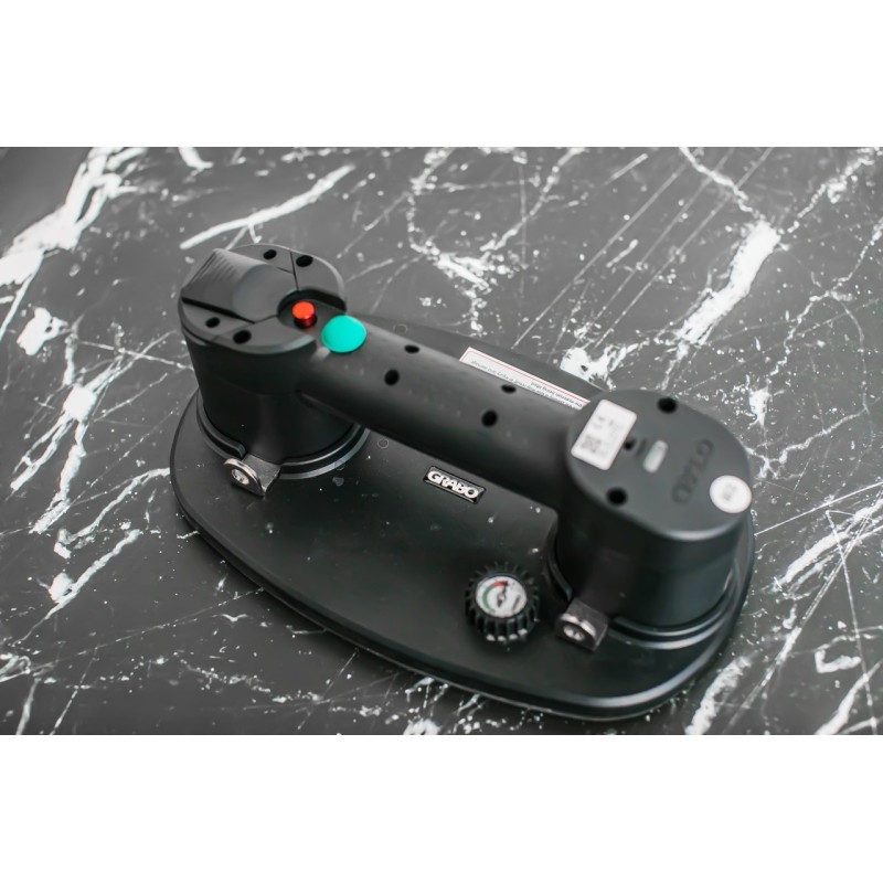 Ventuza Vacuum Electrica cu acumulator Nemo Grabo, pt. sticla, gresie, lemn, rigips si alte placi, capacitate max. 170kg - GRABO