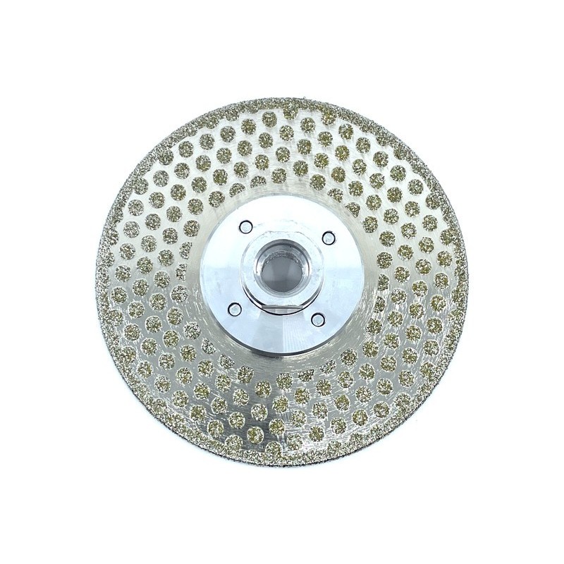 Disc DiamantatExpert Galvanizat pt. taiere si slefuire - Marmura, Gresie, Piatra 115xM14 (mm) Premium - DXDY.CNG-MC.115.M14