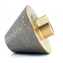 Freza diamantata conica pt. rectificari in placi ceramice, piatra 20-48mm - DXDY.FCON.20-48