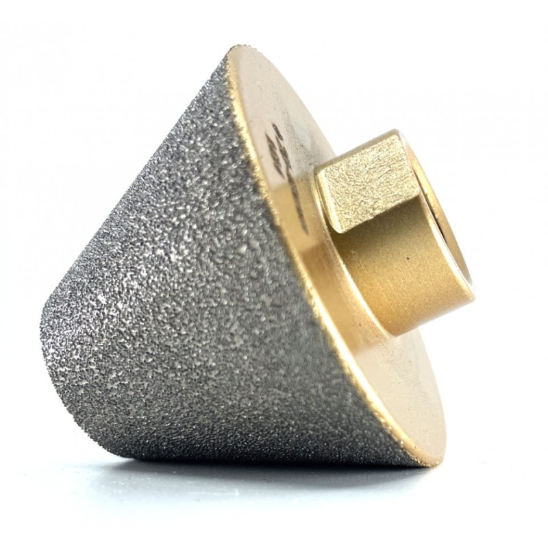 Freza diamantata conica pt. rectificari in placi ceramice, piatra 20-48mm - DXDY.FCON.20-48