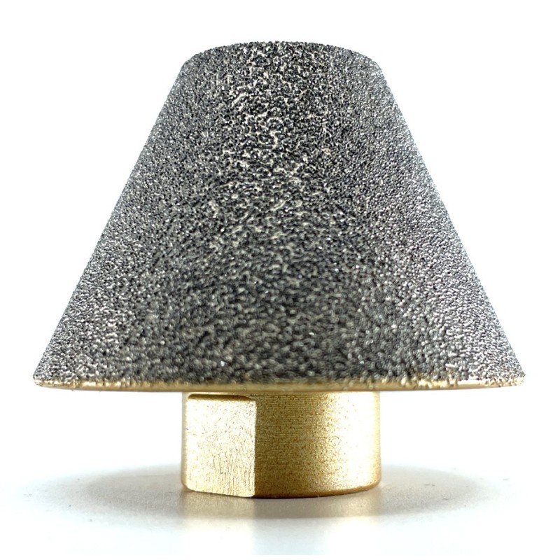 Freza diamantata conica pt. rectificari in placi ceramice, piatra 20-48mm - DXDY.FCON.20-48