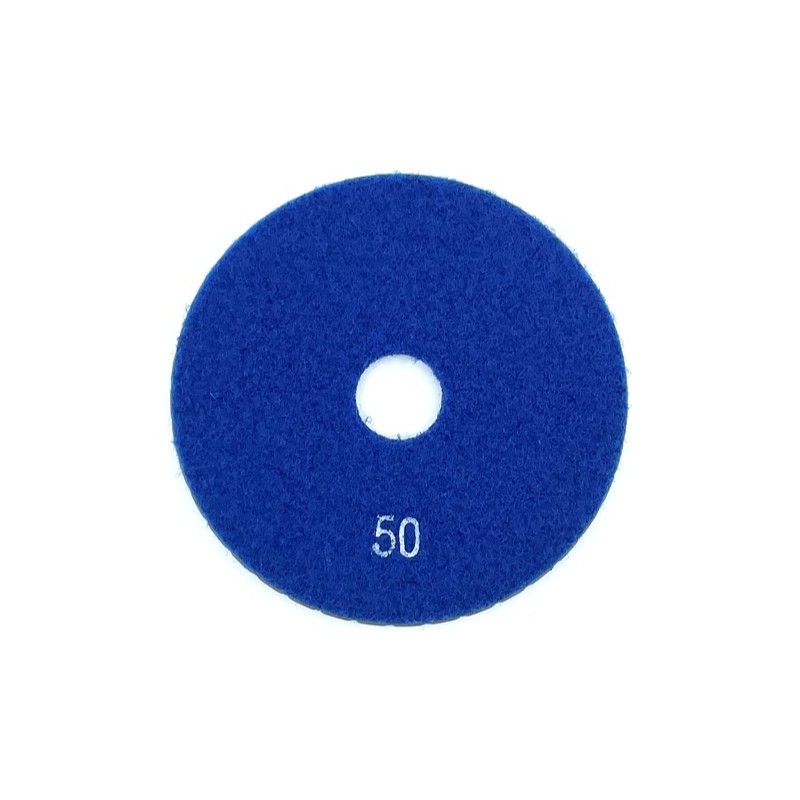 Paduri / dischete diamantate pt. slefuire umeda #50 Ø125mm - DXDY.WETPAD.125.0050