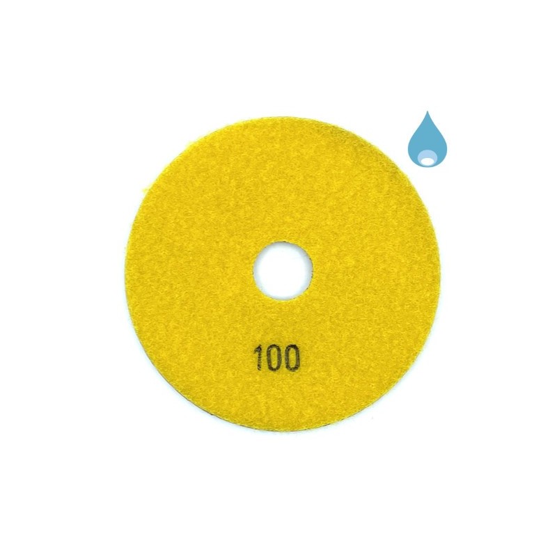 Paduri / dischete diamantate pt. slefuire umeda #100 Ø100mm - DXDY.WETPAD.100.0100