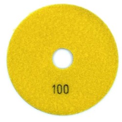 Paduri / dischete diamantate pt. slefuire umeda #100 Ø125mm - DXDY.WETPAD.125.0100