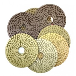 Paduri / dischete diamantate pt. slefuire umeda #200 Ø125mm - DXDY.WETPAD.125.0200