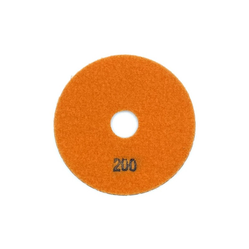 Paduri / dischete diamantate pt. slefuire umeda #200 Ø125mm - DXDY.WETPAD.125.0200