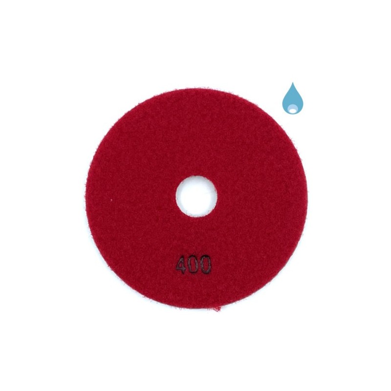 Paduri / dischete diamantate pt. slefuire umeda #400 Ø100mm - DXDY.WETPAD.100.0400