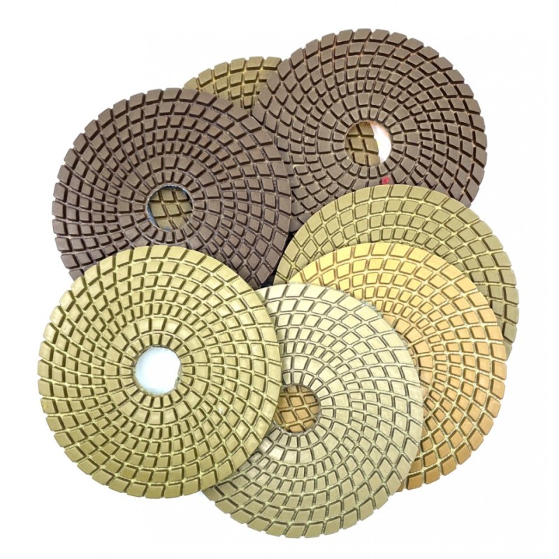 Paduri / dischete diamantate pt. slefuire umeda #1500 Ø100mm - DXDY.WETPAD.100.1500