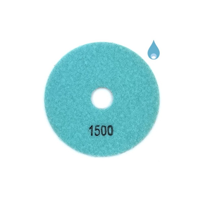 Paduri / dischete diamantate pt. slefuire umeda #1500 Ø125mm - DXDY.WETPAD.125.1500