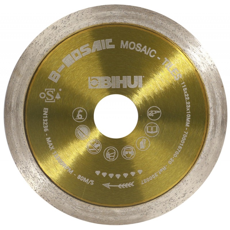 Disc Diamantat pt. Mozaic, Sticla 115x22.2 (mm) Super Premium - BIHUI-DCDC115
