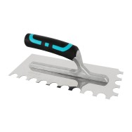 Gletiera dintata INOX 280 x 120mm, Rotund - BIHUI-PTSB20