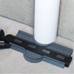 Sablon din plastic, pentru modelarea placilor, lung. 250mm - BIHUI-TPL250