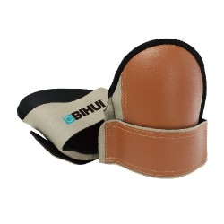 Genunchiere profesionale din piele sintetica - BIHUI-BLKP