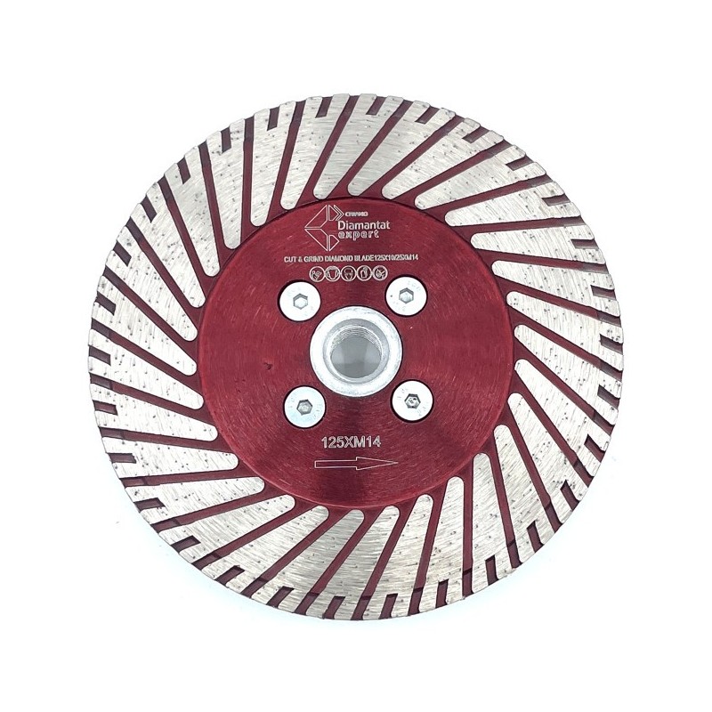 Disc DiamantatExpert pt. taiere si slefuire - Granit si Pietre 125xM14 (mm) Premium - DXDY.CNG-HS.125.M14