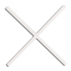 Distantiere ( Cruciulite ) pt. placi - gresie si faianta - Rost 1 mm - 300 buc - RUBI-2911