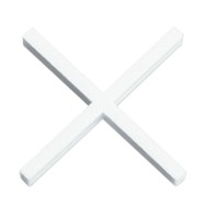 Distantiere lungi ( Cruciulite ) pt. placi - gresie si faianta - Rost 2 mm - L - 1000 buc - RUBI-2972