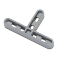 Distantiere tip T ( Teuri ) pt. placi - gresie si faianta - Rost 5 mm - 100 buc - RUBI-2924