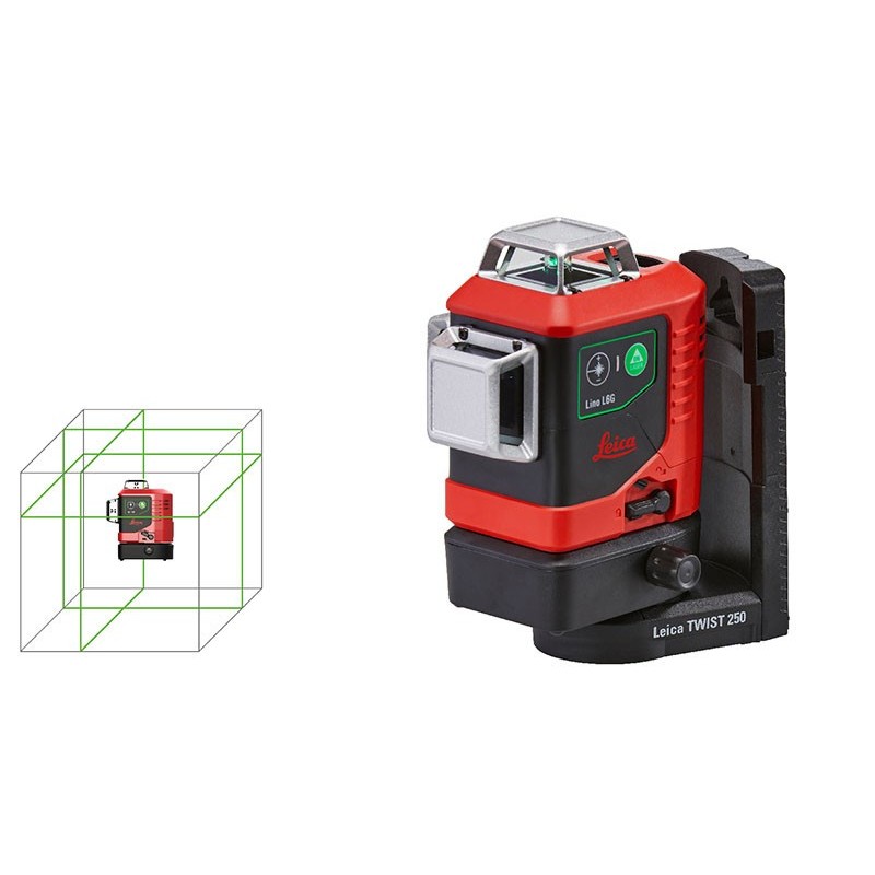 Nivela Laser Verde multilinie 360°, Lino L6G - Li-Ion - TWIST250 - UAL130 - Leica-912971 Nivela Laser Verde multilinie 360°, Lino L6G - Li-Ion - TWIST250 - UAL130 - Leica-912971
