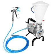 Pompa de vopsit / zugravit AIRLESS Profesionala cu Cadru - 1/4", Complet Echipata - 2,2L/min - Larius Miro
