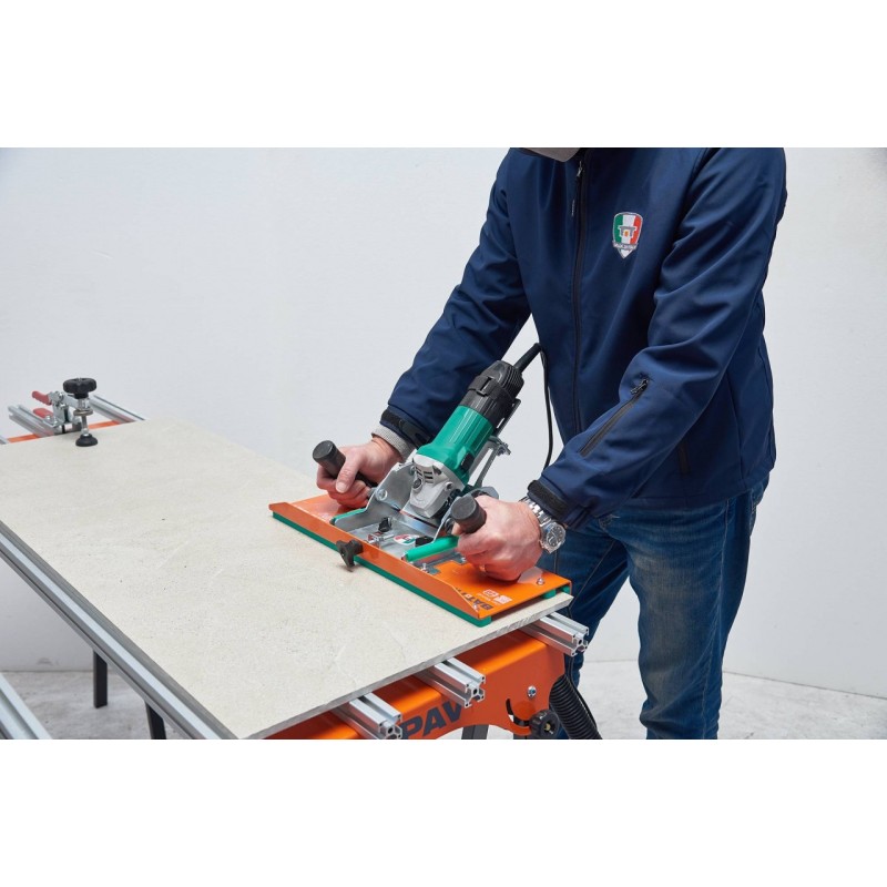 Echipament profesional pt. taiat si frezat placi ceramice mari Perfect Jolly (fara polizor) - Battipav-11401