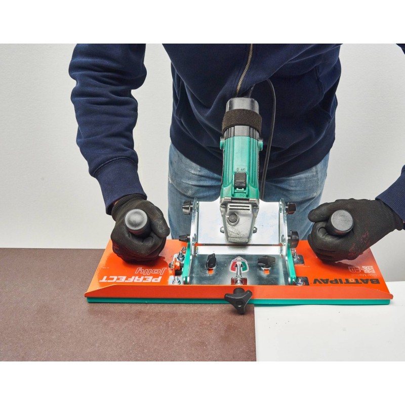 Echipament profesional pt. taiat si frezat placi ceramice mari Perfect Jolly (fara polizor) - Battipav-11401